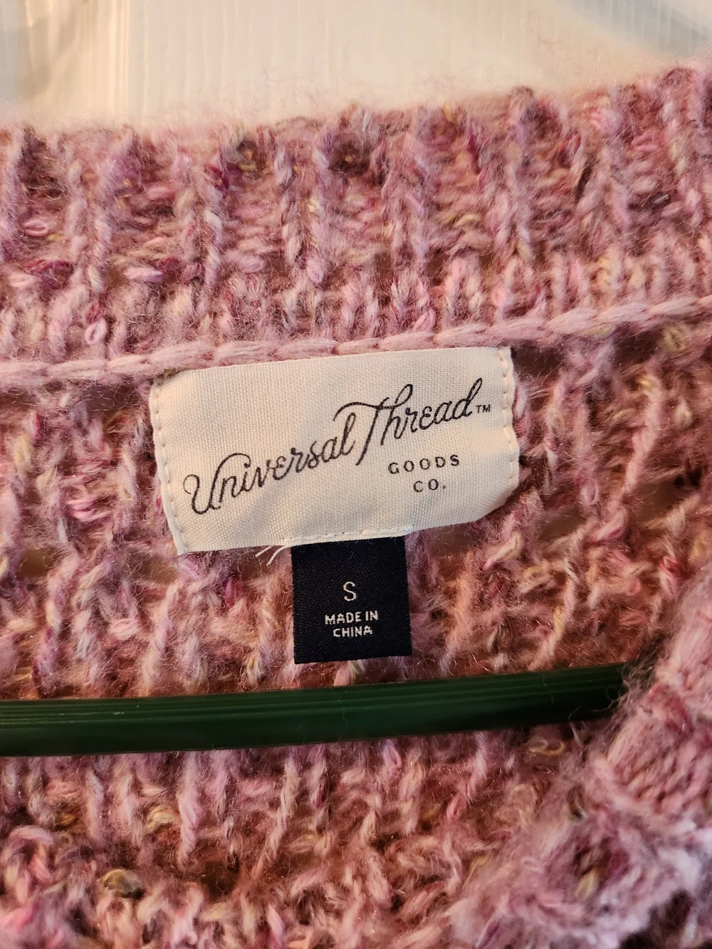 Universal Thread Cozy Open-Knit Lavender Women's Sweater
